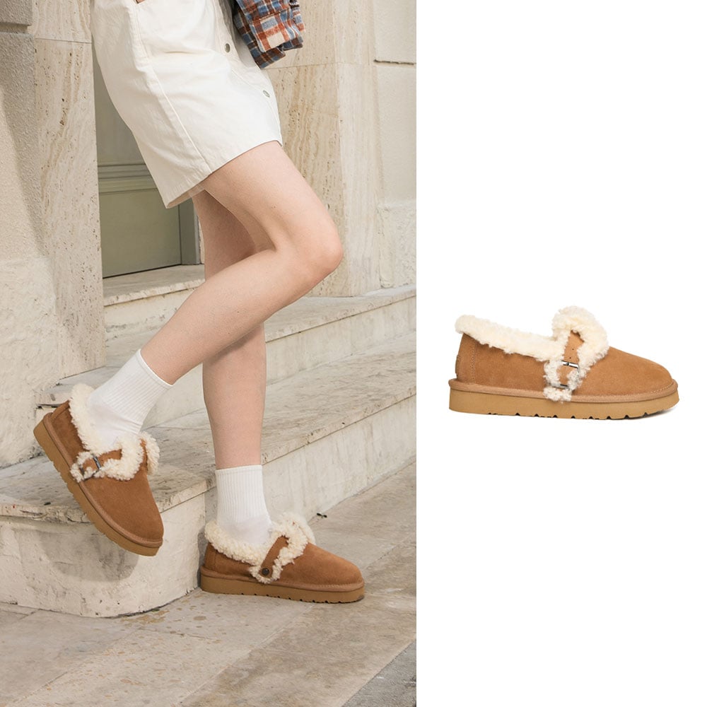 [무료배송] 호주정품 디케이 리네아 어그 양털 로퍼 (굽 2.5cm) DK UGG DK158