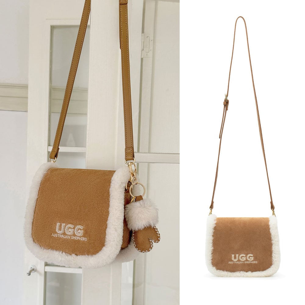 [무료배송] 호주정품 에버어그 양털 메신저 백 AS UGG ASA025