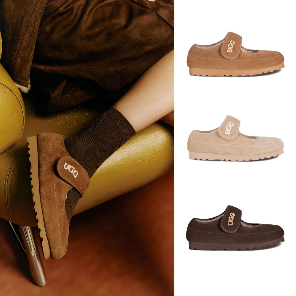 [무료배송] 호주정품 오즈라나 클래식 로고 메리제인 어그 슈즈 (굽 2cm) OZLANA UGG OZ1012