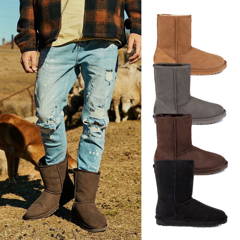 [무료배송] 호주정품 오즈웨어 클래식 숏 남성용 어그부츠 OZWEAR UGG OB385