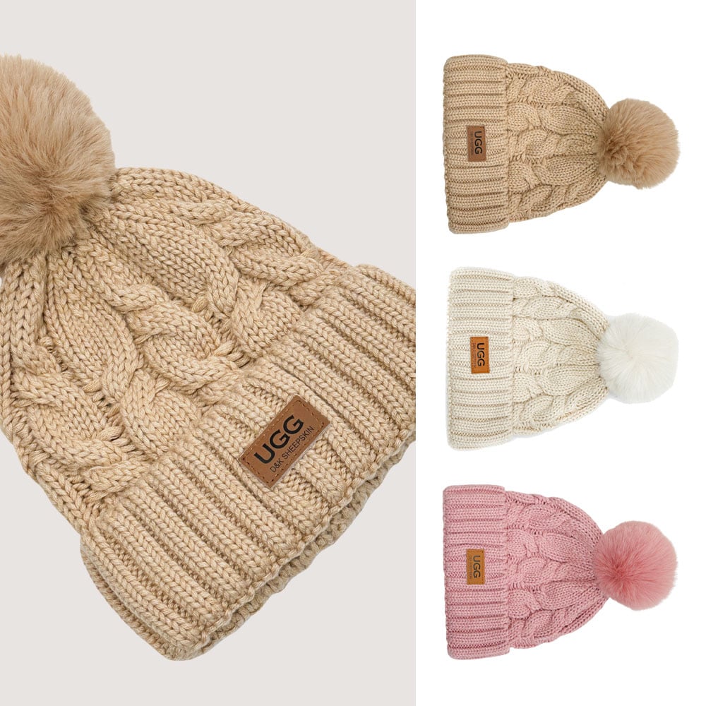 [무료배송] 호주정품 디케이 어그 폼폼 비니 DK UGG DS103