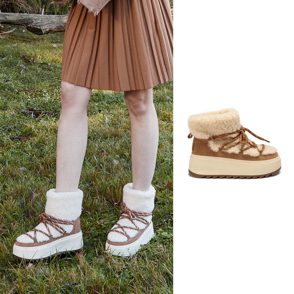 [무료배송] 호주정품 오즈웨어 칼굴리 시어링 어그 부츠 (굽 5cm) OZWEAR UGG OB992